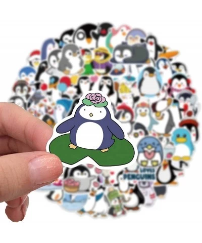 100pcs Penguin Stickers for Kid Hydroflask Cute Cartoon Penguin Stickers Lovely Trendy Aesthetic Vinyl Stickers Waterproof Wa...