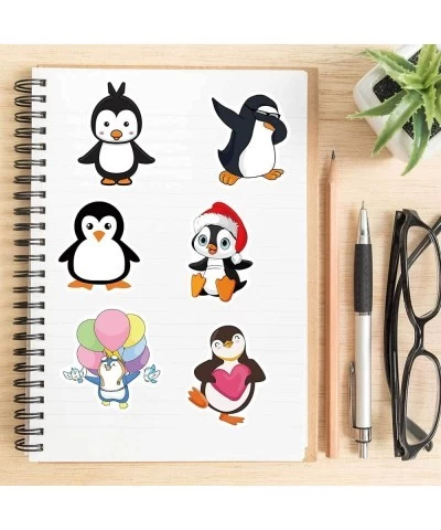 100pcs Penguin Stickers for Kid Hydroflask Cute Cartoon Penguin Stickers Lovely Trendy Aesthetic Vinyl Stickers Waterproof Wa...