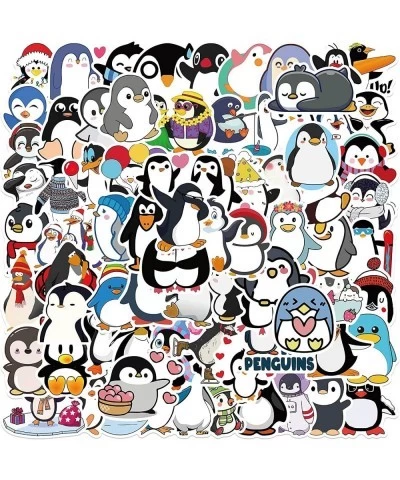 100pcs Penguin Stickers for Kid Hydroflask Cute Cartoon Penguin Stickers Lovely Trendy Aesthetic Vinyl Stickers Waterproof Wa...