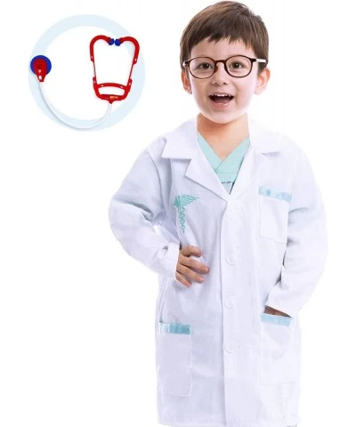 Jr. Doctor Lab Coat Deluxe Kids Toddler Costume Set for Halloween Scrub Dress Up Party and Scientists Role Play $24.89 Kids' ...