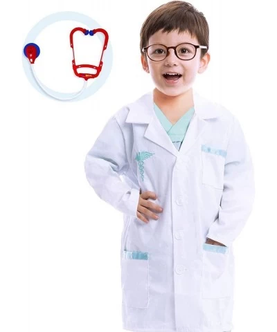 Jr. Doctor Lab Coat Deluxe Kids Toddler Costume Set for Halloween Scrub Dress Up Party and Scientists Role Play $24.89 Kids' ...