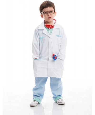 Jr. Doctor Lab Coat Deluxe Kids Toddler Costume Set for Halloween Scrub Dress Up Party and Scientists Role Play $24.89 Kids' ...