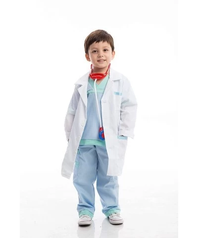 Jr. Doctor Lab Coat Deluxe Kids Toddler Costume Set for Halloween Scrub Dress Up Party and Scientists Role Play $24.89 Kids' ...