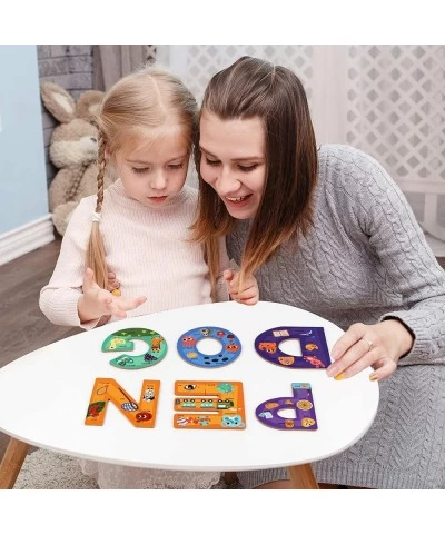 Wooden Alphabet Puzzles for Kids Ages 3-5 ABC Learning for Toddlers Ages 3+ Sight Words Letter Puzzles Montessori Toys Educat...