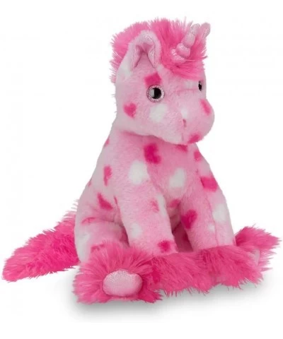 Bearington Enchanted Hearts Pink Plush Stuffed Animal Unicorn with Hearts 10 inches $30.97 Stuffed Animals & Teddy Bears