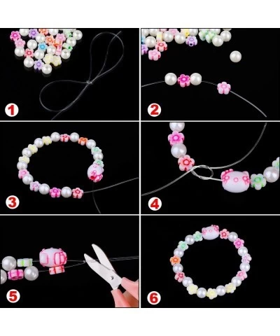 Beads Set Toy for Kids 1500Pcs DIY Jewelry Girl Toys Making Bracelet Ring and Necklace Beads Set Beads Snap Great for Christm...