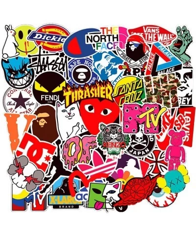 Cool Brand Stickers 101 Pack for Skateboard Helmet Laptop Bicycle Stickers $20.71 Kids' Stickers