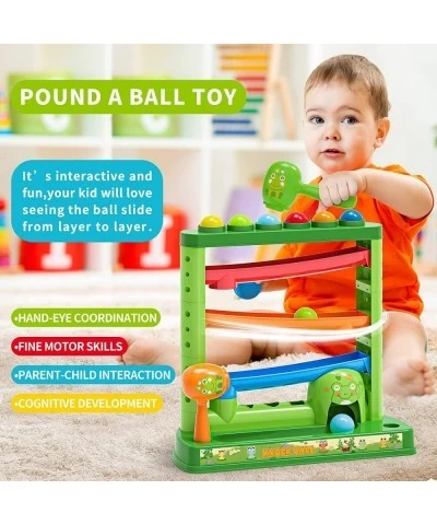 Toddlers Toys for 1 2 3 Years Old Kids Pound A Ball Toys Included 2 Hammer & 12 Balls Montessori Toys for 12-18 Months Baby I...