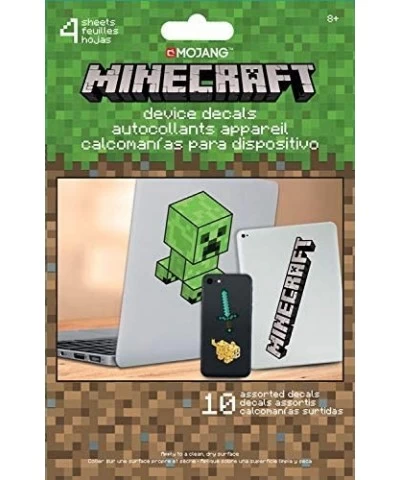 Minecraft Laptop Stickers Ultimate Set - Bundle Includes 10 Premium Minecraft Decals for Room Decor Car MacBook Phone and 300...