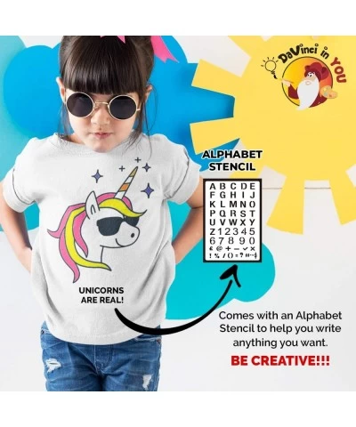 Coloring Shirt Kit with Fabric Markers: Unicorn Mermaid Birthday Girl Gift - Arts and Crafts for 6 / 7 Year Old Girls $28.85 ...