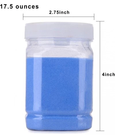 Art Sand 6 Bottles (7.2 lbs.) with Complete Accessories Non-Toxic Colored Sand for Kid's Arts & Crafts Sand Play DIY Kit Scen...