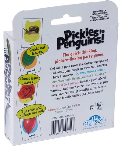 Pickles To Penguins Travel Edition - the Quick Thinking Card Game $20.94 Travel Games