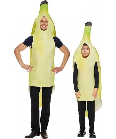 Snailify Kid's Sponge Banana Costume Halloween Food Fruit Fun Cosplay Costume $54.63 Kids' Costumes