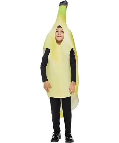 Snailify Kid's Sponge Banana Costume Halloween Food Fruit Fun Cosplay Costume $54.63 Kids' Costumes