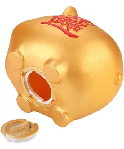 Golden Cute Plastic Pig Bank Pig Toy Coin Money Cash Collectible Saving Box Bank Ceramic Money Bank Kids Gift $17.15 Kids' Mo...