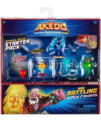 Ultimate Arcade Warriors Starter Pack - Legendary Punch Attack - Mini Battling Action Figures - Ready Fight Split Strike $28....