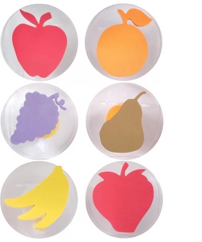 Giant Stampers - Fruit - Set of 6 - Easy to Hold Foam Stamps for Kids - Arts and Crafts Stamps for Displays Posters Signs and...