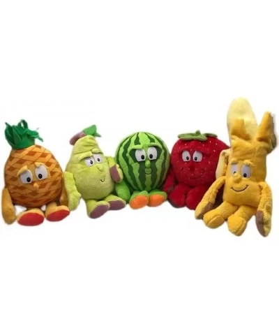 The New Cute Fruit Plush Toy Strawberry Watermelon Pineapple Banana Pillow Fruit Pillow Soft Plush Doll Suitable for Kids Gir...