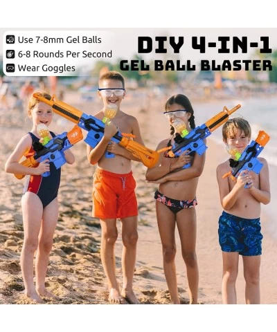 4-in-1 Electric Gel Ball Blaster Splatter Ball Blaster with 50 000 Water Beads Fun Automatic and Manual Modes Long Range High...