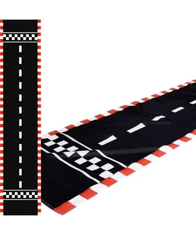 Racing Car Long Racetrack Floor Running Mat Drag Race Car Road Racing Track Decorations for Runway Party Supplies Race Car Bi...