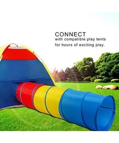 Kids Toy Play Tunnel Tent 6ft Rainbow Pop Up Play Tunnel Tube for Children Indoor and Outdoor Games $26.73 Kids' Play Tents &...