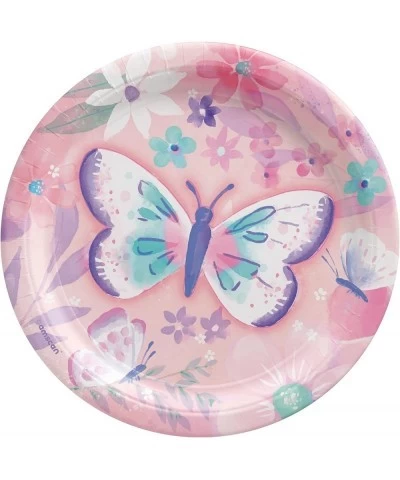 Butterfly Party Supplies Pack Serves 16 Butterfly Birthday Party Supplies & Decorations Flutter Dessert Plates Napkins Cups a...