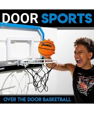 Over the Door Indoor Mini-Basketball Hoop for Kids with Ball and Pump - Breakaway Pro Style Steel Rim – Shatter Resistant Bac...