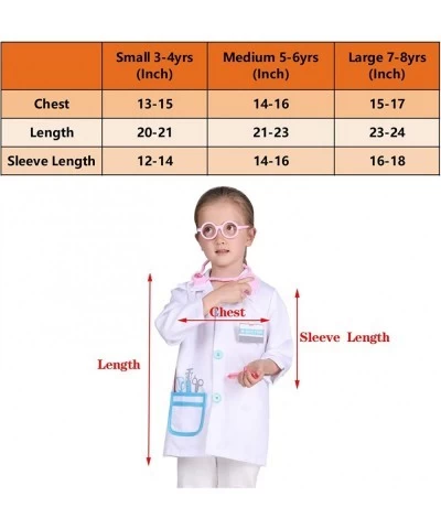 Kids Doctor Coat Boys Doctor Costume Pretend Play Dress Up Gift for Boys and Girls 3-8T $27.51 Kids' Costumes