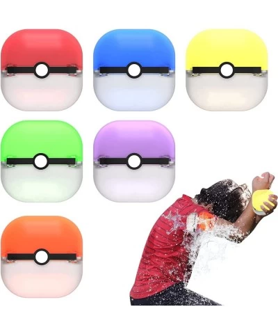 10Pack Reusable Water Balloons Quick Fill Self Sealing for Outdoor Games Water Toys and Water Fight Game- Magnetic Water Ball...