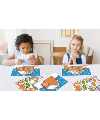 Make-a-Gingerbread House Stickers for Kids - Christmas Party Game/Craft/Activity/Favor/Supplies - 13 Finished Products $23.39...