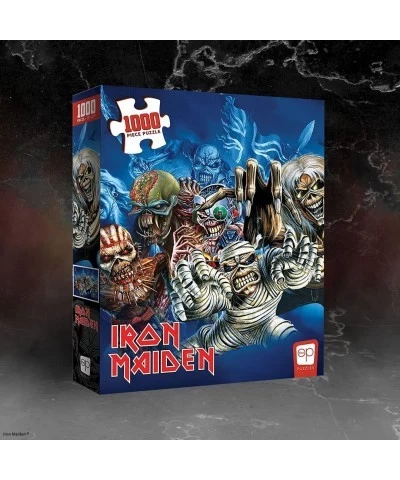 Iron Maiden The Faces of Eddie 1000 Piece Jigsaw Puzzle | Officially Licensed Iron Maiden Puzzle | Collectible Puzzle Featuri...