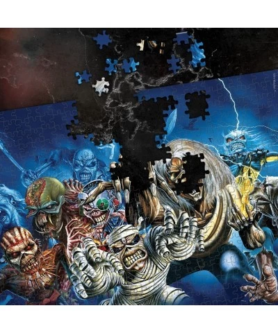 Iron Maiden The Faces of Eddie 1000 Piece Jigsaw Puzzle | Officially Licensed Iron Maiden Puzzle | Collectible Puzzle Featuri...