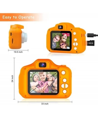 Portable HD Digital Kids Camera Best Kids Camera Toddler Toys Gifts for 3 4 5 6 7 8 9 Year Old Boys and Girls Kids Selfie Cam...