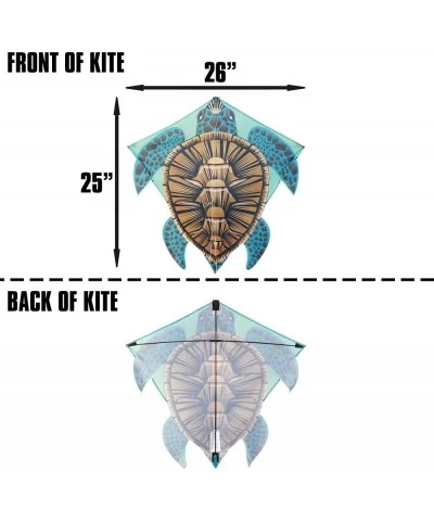 DLX Deluxe Diamond Kite with FancyTails - Turtle Butterfly Unicorn Dragon and Flamingo $36.99 Kites & Wind Spinners