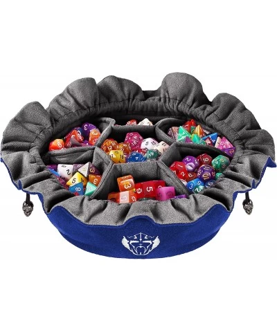 Immense Dice Bags with Pockets - Blue - Capacity 150+ Dice - Great for Dice Hoarders [Patented Design] $51.02 Game Accessories