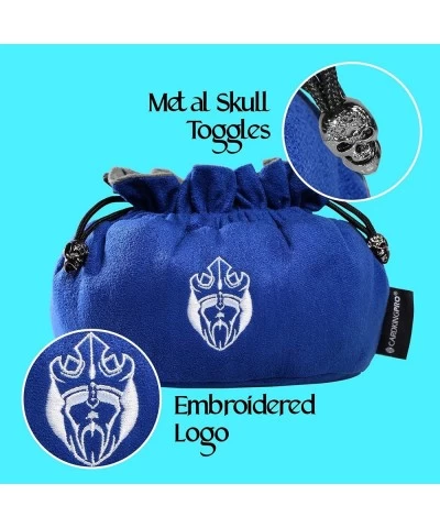 Immense Dice Bags with Pockets - Blue - Capacity 150+ Dice - Great for Dice Hoarders [Patented Design] $51.02 Game Accessories