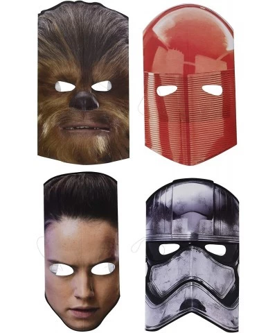 Star Wars Episode 8 Masks 8-Count Multicolor One Size $19.06 Kids' Dress-Up Accessories