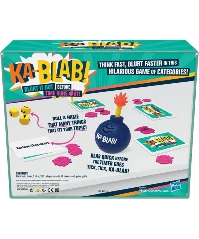 Ka-Blab! Game for Families Teens and Children Aged 10 and Up Family-Friendly Party Game for 2-6 Players $41.88 Board Games