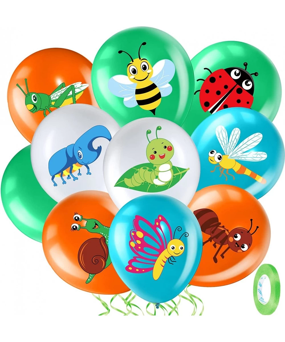 50 Pack Spring Summer Bug Birthday Party Decorations 12 Inch Reptile Birthday Party Latex Balloons Butterfly Bug Birthday Par...