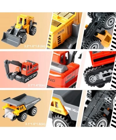 Kids Christmas Birthday Gifts Construction Trucks Kids Construction Toys Mini Engineering Car Toys Set Alloy Kids Boys Toys C...