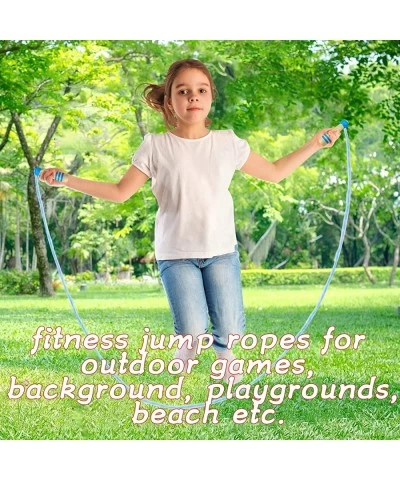 2 Pack Jump Rope for Kids Adjustable Kids Jump Rope for Girls Boys Skipping Fitness Rope for Toddlers Wooden Handle Cotton Ju...