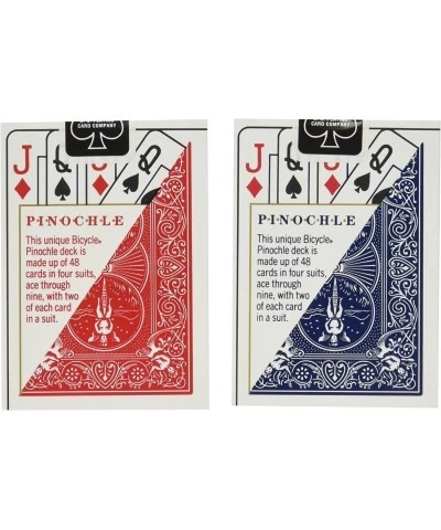 12 Decks Bicycle Pinochle Cards (6 Red / 6 Blue) $67.45 Card Games