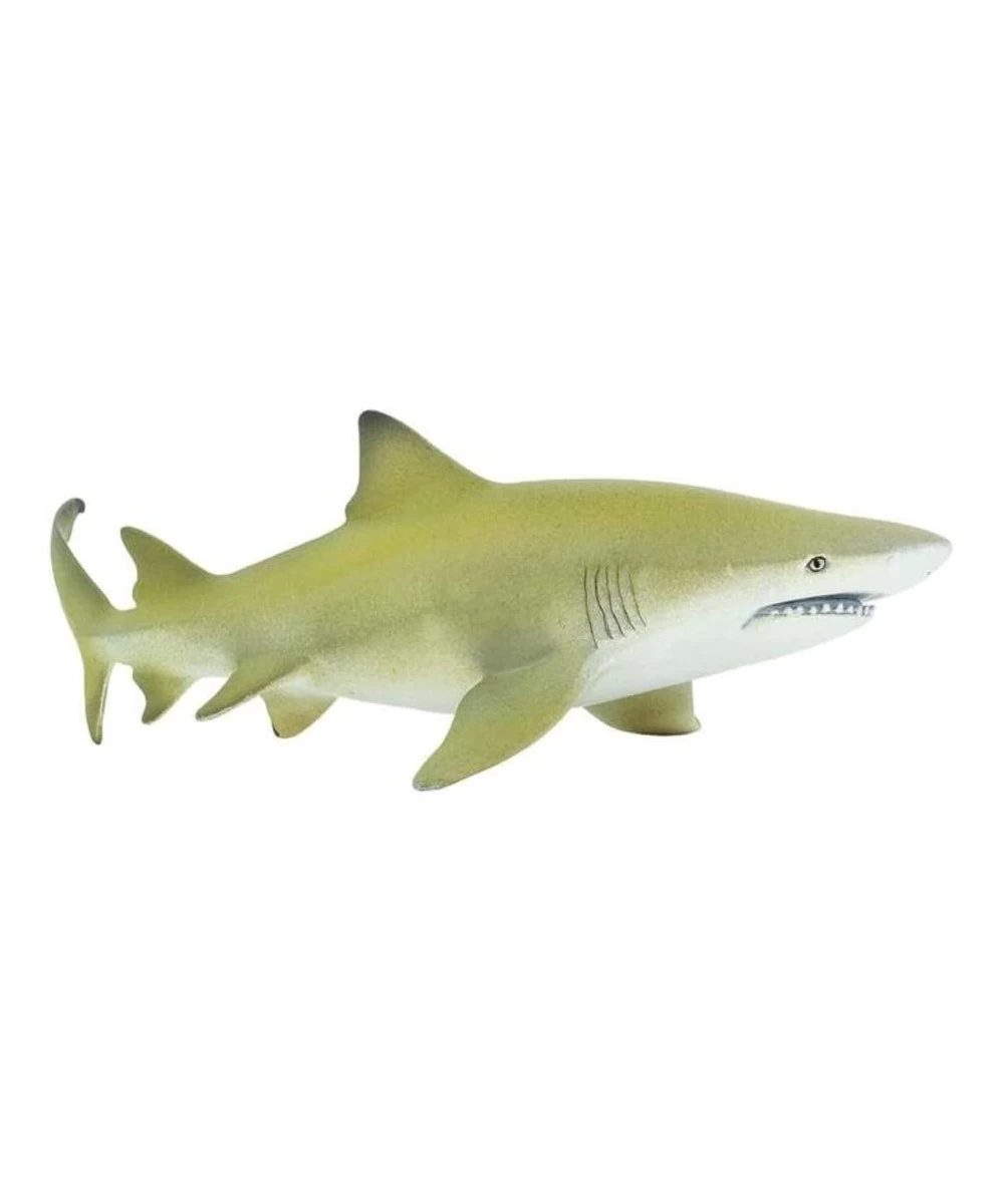 Sea Life Collection - Realistic Lemon Shark Toy Figure - Non-toxic and BPA Free - Ages 3 and Up $26.58 Kids' Play Animal Figures