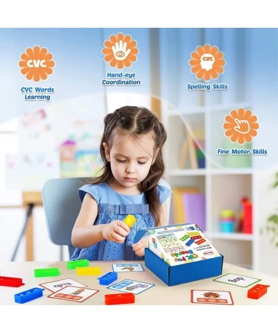 CVC Word Game Mini Pop Board Fidget Sensory Toy Pack for Preschool Kindergarten Classroom Supplies Montessori Phonics Games F...