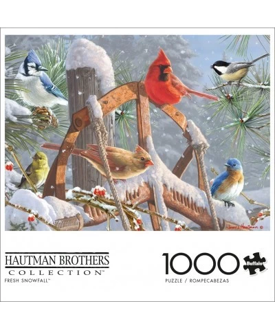 Hautman Brothers - Fresh Snowfall - 1000 Piece Jigsaw Puzzle $25.55 Jigsaw Puzzles