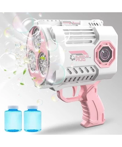 Bazooka Bubble Machine Gun - Automatic Rocket Boom Bubble Blower with Solution Light 10000+ Per Min Rocket Launcher Bubble Ma...