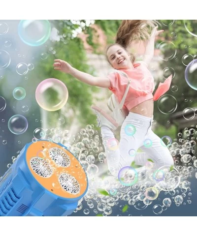 Bazooka Bubble Machine Gun - Automatic Rocket Boom Bubble Blower with Solution Light 10000+ Per Min Rocket Launcher Bubble Ma...