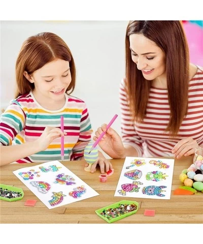 58 Pieces Diamond Painting Kit for Kids Unicorn Mosaic Sticker Suncatchers Craft Kits with Keychains for Girls DIY Creative D...