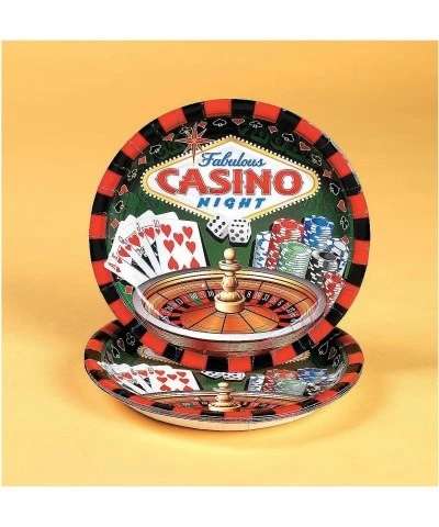 Casino Party Dinner Plates (8 Pc) for Party - Party Supplies - Print Tableware - Print Plates & Bowls - Party - 8 Pieces $28....