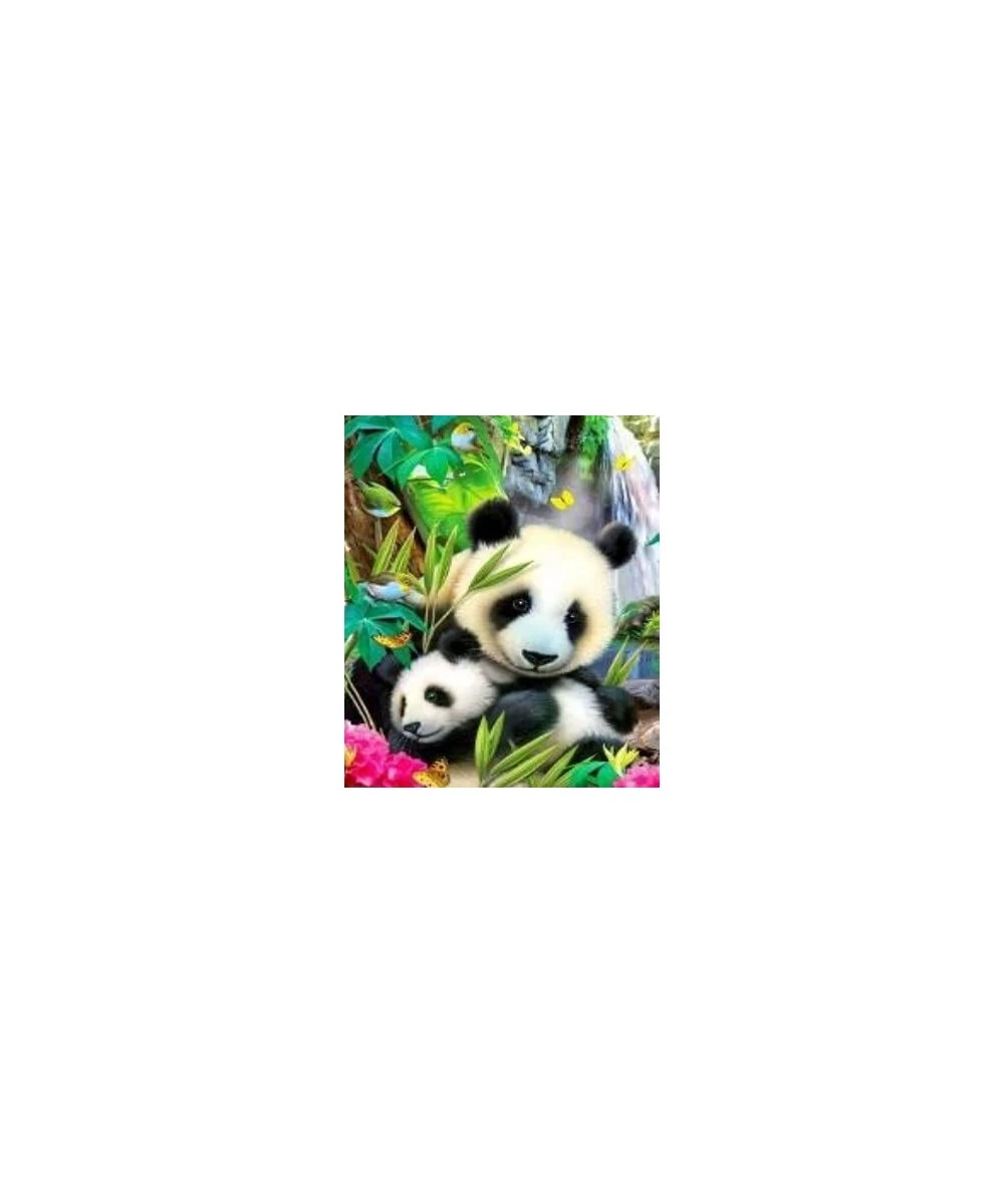 Painting with Diamonds Diamond Art Kit for Kids and Adults Multiple Sizes Great DIY Hobby or Gift Sparkly Selections Panda Mo...